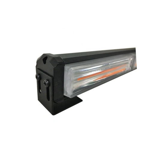 Rampa stroboscopica cu controler pe mufa de bricheta si buton on/off 12V-24v, 5 module cob, L= 74cm - Img 3