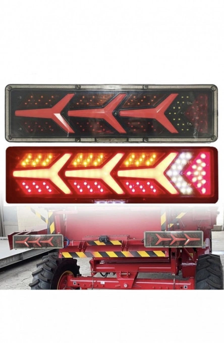 set 2 lampi led cu neon si semnalizare dinamica 12V-24v L=46CM - Img 4