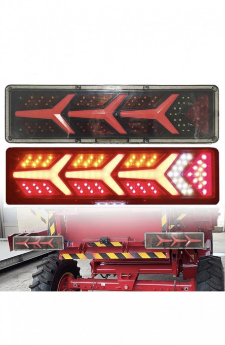 set 2 lampi led cu neon si semnalizare dinamica 12V-24v - Img 4