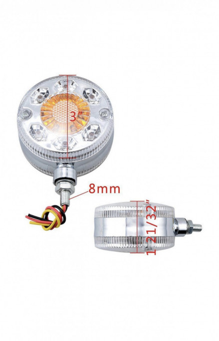 Set 2 x lampi cu led pentru oglinda 12-24V - Img 3