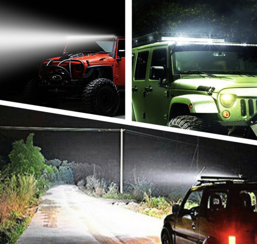 Led bar ultra subtire 80 cm 270W, 13.500 lm , 12-24V lumina alba - Img 3