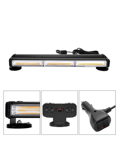 Rampa stroboscopica profesionala fata-spate cu 6 module , 12v-24v - Img 3