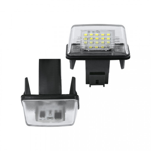 set 2 Lampi LED numar compatibil Citroen, Peugeot
