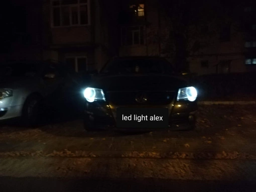set 2 Leduri T10 w5w lupa, canbus 12v non polar 6000k - Img 5