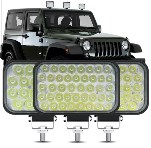 Proiector led, slim , 99w , 12v-24v , lumina alba 6000k - Img 2