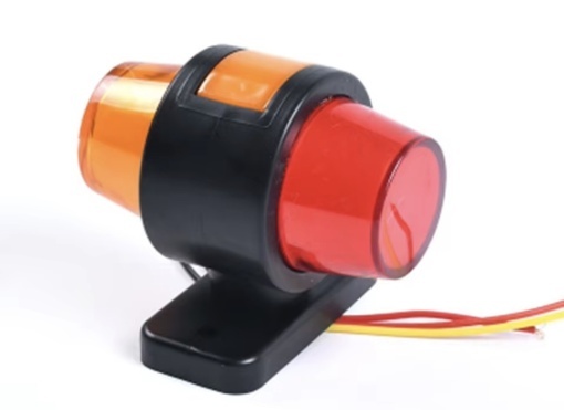 Set 2 lampi de semnalizare, Neon effect, 12V-24V cu trei fete luminoase - Img 2