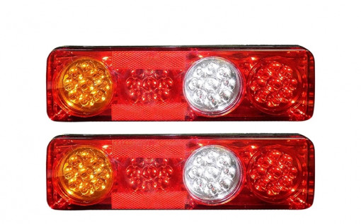 Set 2 lampi led pentru remorca/camion, 12v-24v - Img 2