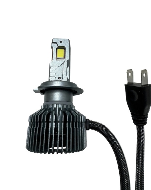 Set 2 leduri h7 lumina alb rece 6000k , 12v, 430w, 35.000lm, canbus + LEDURI POZITIE SAU NUMAR GRATIS - Img 3