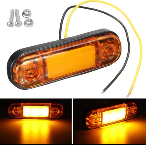Lampa de gabarit cu neon lumina alb, rosu sau portocaliu , 12v-24v - Img 3