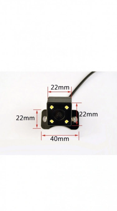 Mini camera auto pentru marsalier cu 4 leduri, filmare HD, functie nightvision, compatibila navi - Img 3