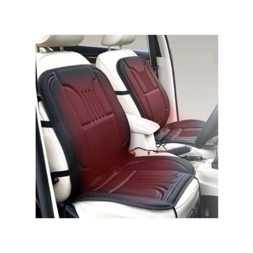 Husa auto scaun cu incalzire electrica 12V , 97x47 cm neagra - Img 3