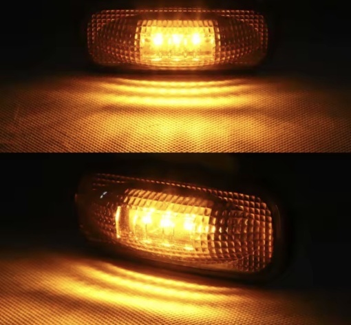 Lampa Led de gabarit 12v-24v lumina portocalie, 5+1 GRATIS - Img 2