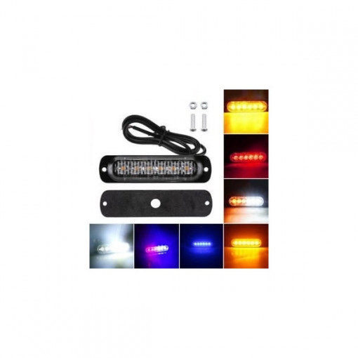 Lampa LED stroboscopica profesionala - 3 culori disponibile, 12-24V - Img 2