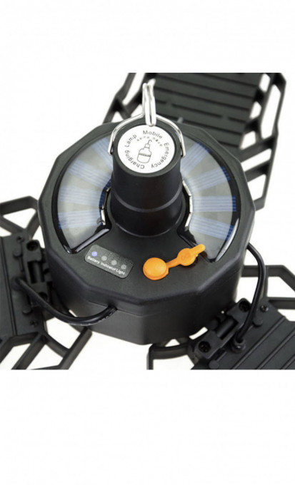 Lampa solara 30w cu brate pliabile, carlig de prindere si telecomanda - Img 4