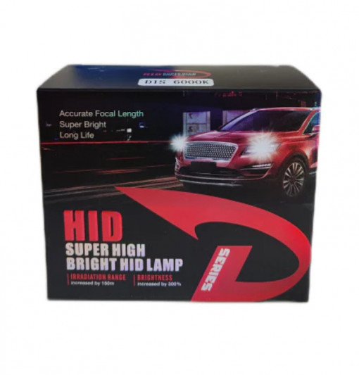 Set 2 Becuri xenon D1S/R Lumina alba 6000k
