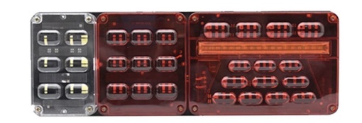 set 2 lampi led cu semnalizare dinamica 12v-24v, 46 cm x 14 cm - Img 2