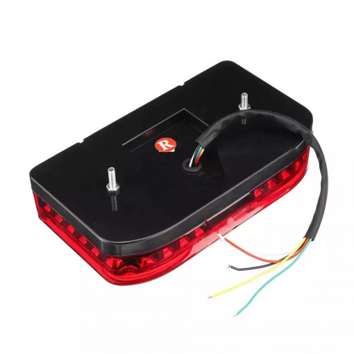 Set 2 lampi led cu triunghi reflector pentru remorca/camion, 12v-24v - Img 3
