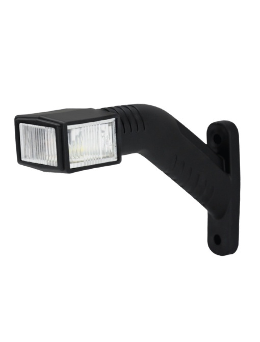 Set 2 lampi led pentru gabarit 12v-24v brat 18cm , 3 fete luminoase - Img 2