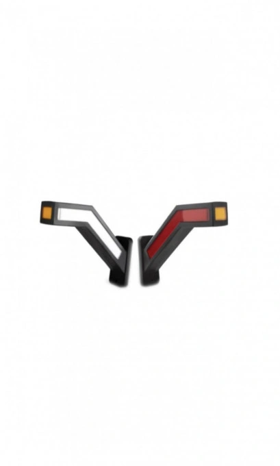 Set 2X Lampi Gabarit, LED, Neon Efect, semnalizare Dinamica, 3 Functii, 12-24V, 22 cm - Img 4