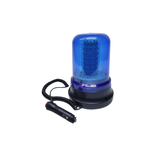 Girofar cu magnet cu 120 LED Albastru 12-24V - Img 2