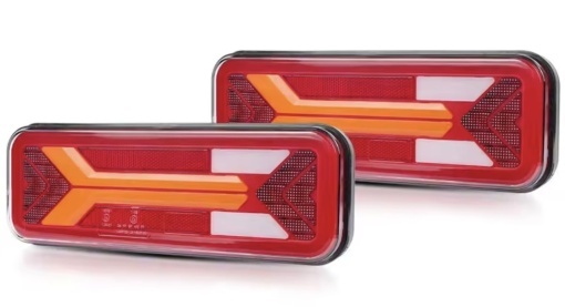 set 2 lampi led cu neon si semnalizare dinamica 12v-24v - Img 2