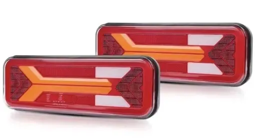 set 2 lampi led cu neon si semnalizare dinamica 12v-24v - Img 2