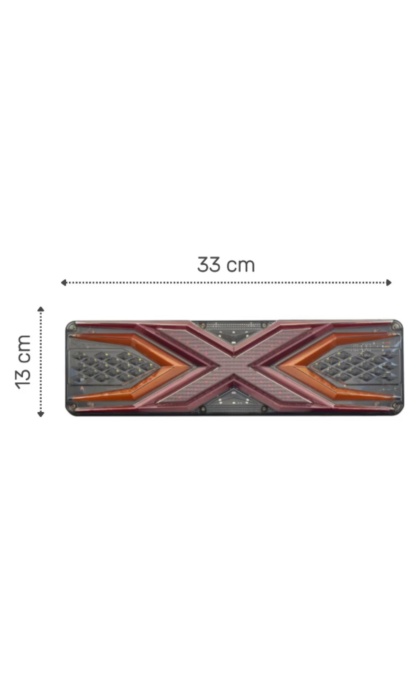set 2 lampi led cu semnalizare dinamica 12v-24v- 33cm x 13 cm - Img 4