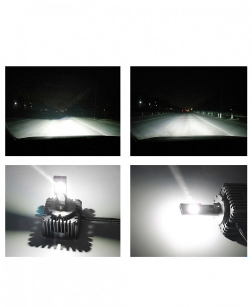 Set 2 leduri d3s canbus pentru conversie xenon-led, 55w,10.000 lm.,+ LEDURI POZITIE SAU NUMAR GRATIS - Img 2