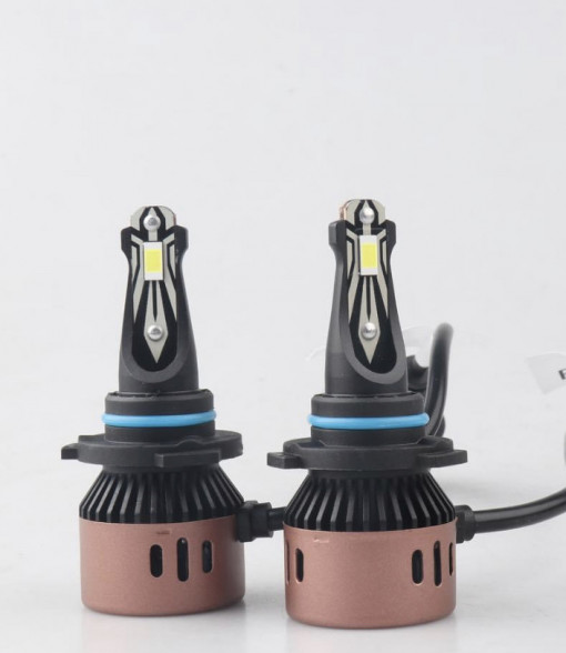 Set 2 leduri R11 2 faze H4 100w - 15000lm alb 6000k, 12v