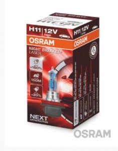 Bec 12V H11 55 W night breaker laser nextgen +150% OSRAM