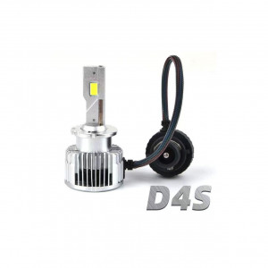 Set 2 Becuri LED D4S, CANBUS, 6500k, 1:1 cu originalul, plug and play, + LEDURI POZITIE SAU NUMAR GRATIS