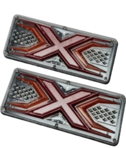 set 2 lampi led cu semnalizare dinamica 12v-24v- 33cm x 13 cm
