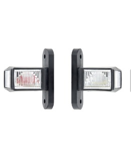 Set 2 lampi led pentru gabarit 12v-24v brat scurt , 3 pozitii luminoase