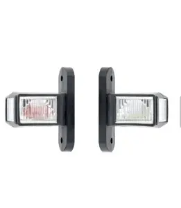 Set 2 lampi led pentru gabarit 12v-24v brat scurt , 3 pozitii luminoase