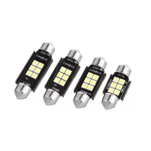 Set 2 leduri 31mm canbus 6 smd alb 6000k PREMIUM
