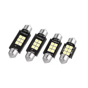 Set 2 leduri 31mm canbus 6 smd alb 6000k PREMIUM