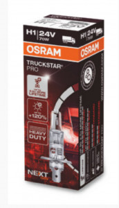Bec camion 24V H1 70 W truckstar pro nextgen +120% OSRAM