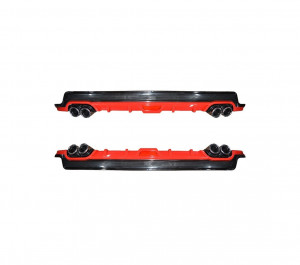 difuzor de bara universal - NEGR+ROSU 130 CM