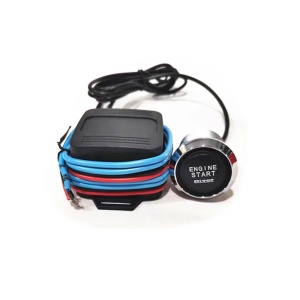 Kit buton pornire motor autoturism cu iluminare 12V