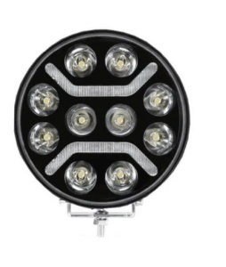 Proiector led 7 inch, universal tip SPIDER , 12V - 24V, cu lumină DRL alb-galben,
