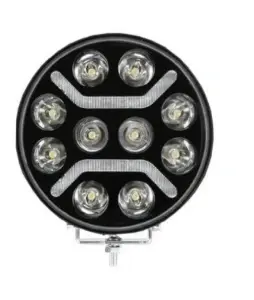 Proiector led 7 inch, universal tip SPIDER , 12V - 24V, cu lumină DRL alb-galben,