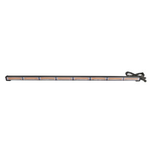 rampa stroboscopica profesionala cu mufa de bricheta,controler si buton on/off, 8 module 12-24V L= 117 CM