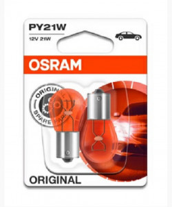 Set 2 becuri 12V PY21W original OSRAM