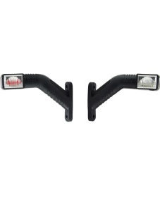 Set 2 lampi led pentru gabarit 12v-24v brat 18cm , 3 fete luminoase