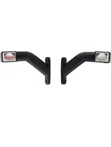 Set 2 lampi led pentru gabarit 12v-24v brat 18cm , 3 fete luminoase