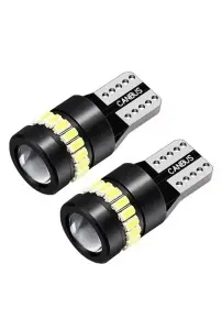 set 2 Leduri T10 w5w lupa, canbus 24v non polar 6000k