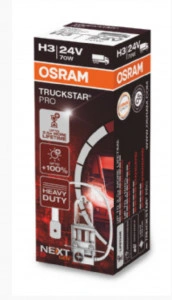Bec camion 24V H3 70 W truckstar pro nextgen +120% OSRAM