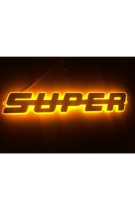 Grila fata “ SUPER” cu led alb sau portocaliu, 24v