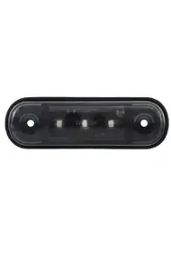 Lampa de gabarit 3 smd geam fumuriu lumina rosie 12v-24v, 5+1 GRATIS
