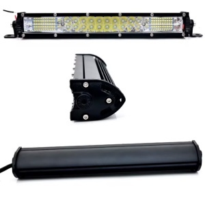 Led bar 2 randuri x 30 cm , 120w, 12v-24v, alb 6000k